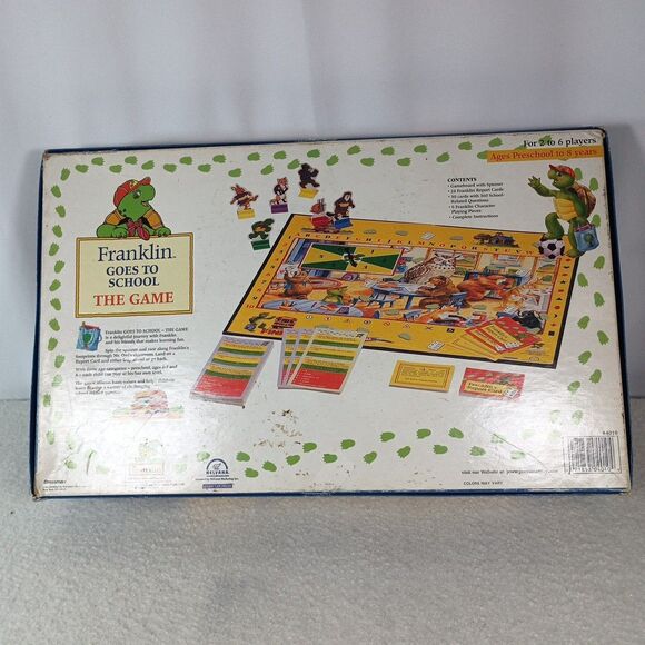 Franklin Goes to School Board Game Pressman 1998 Preschool Kids Fun - Picture 7 of 16